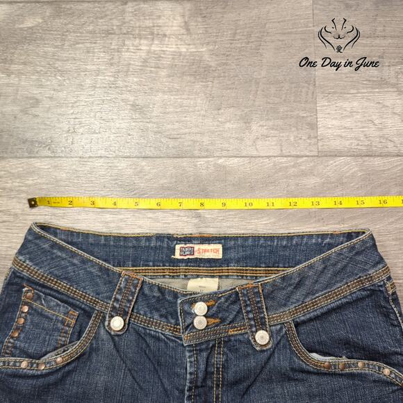 Faded Glory Missy Cropped Jeans Size 12 - Picture 3 of 6